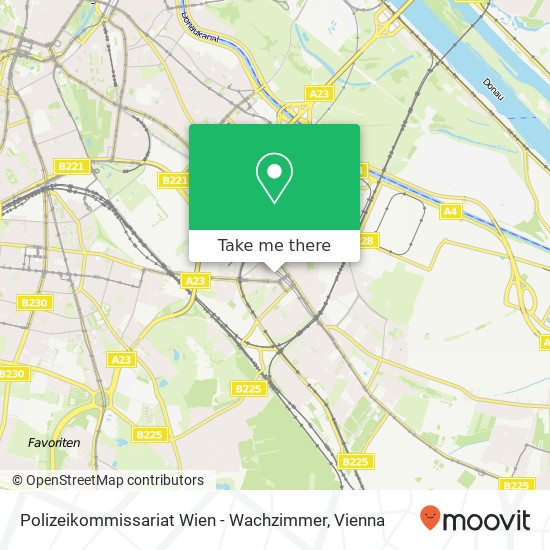 Polizeikommissariat Wien - Wachzimmer map