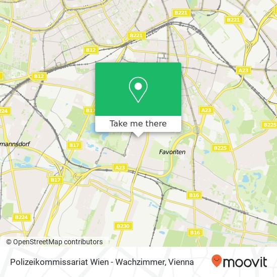 Polizeikommissariat Wien - Wachzimmer map