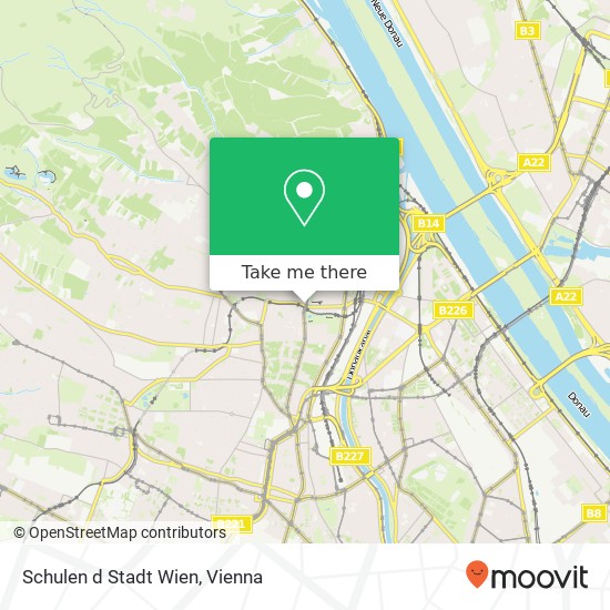 Schulen d Stadt Wien map