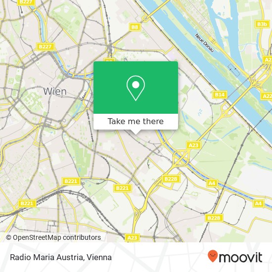 Radio Maria Austria map