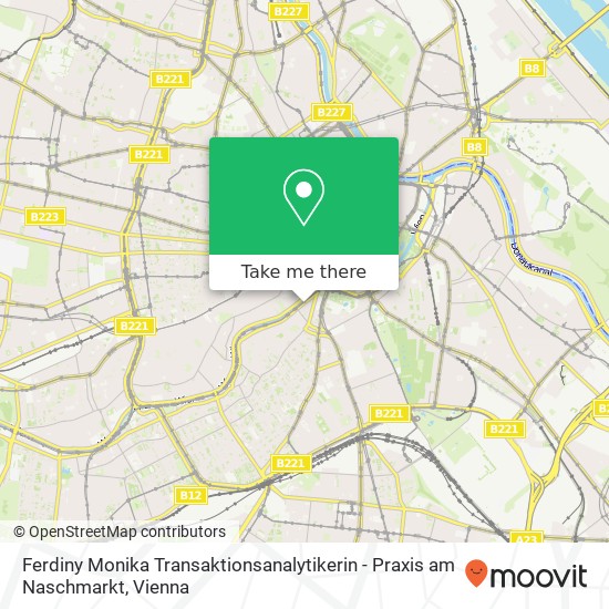 Ferdiny Monika Transaktionsanalytikerin - Praxis am Naschmarkt map