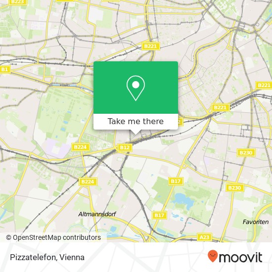 Pizzatelefon map
