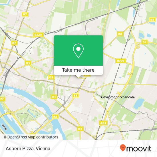 Aspern Pizza map