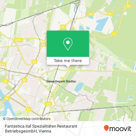 Fantastica ital Spezialitäten Restaurant BetriebsgesmbH map