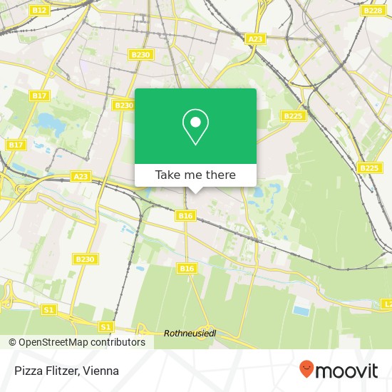 Pizza Flitzer map