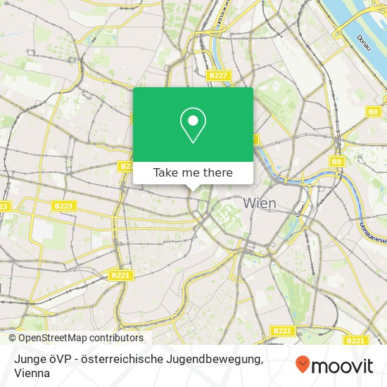 Junge öVP - österreichische Jugendbewegung map