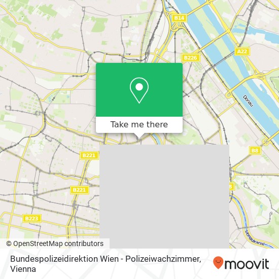 Bundespolizeidirektion Wien - Polizeiwachzimmer map