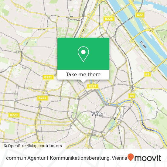 comm.in Agentur f Kommunikationsberatung map