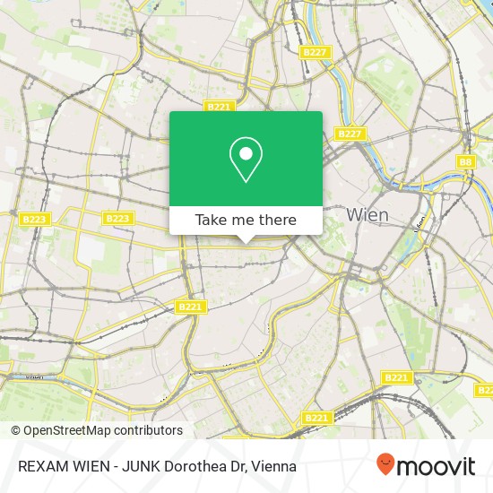 REXAM WIEN - JUNK Dorothea Dr map