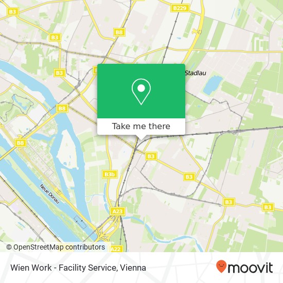 Wien Work - Facility Service map