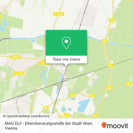 MAG ELF - Elternberatungsstelle der Stadt Wien map