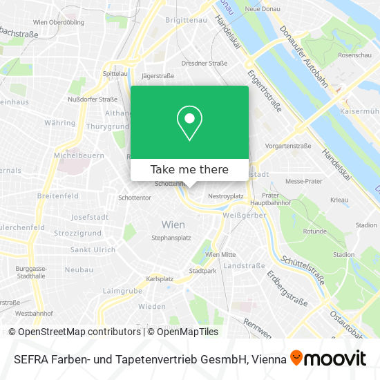 SEFRA Farben- und Tapetenvertrieb GesmbH map