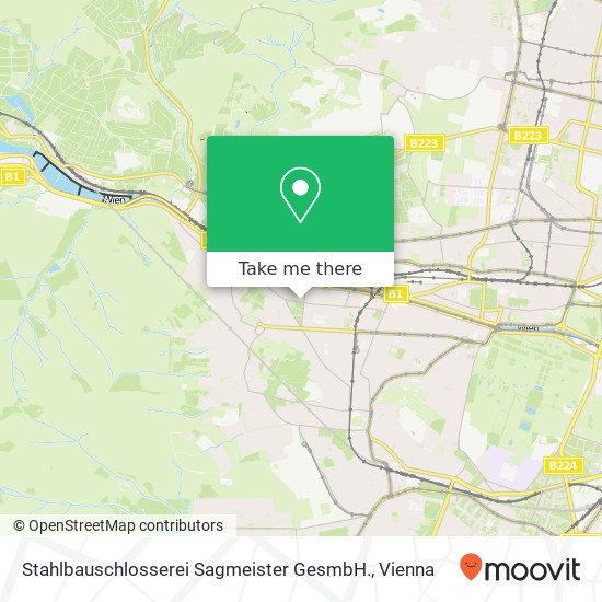Stahlbauschlosserei Sagmeister GesmbH. map