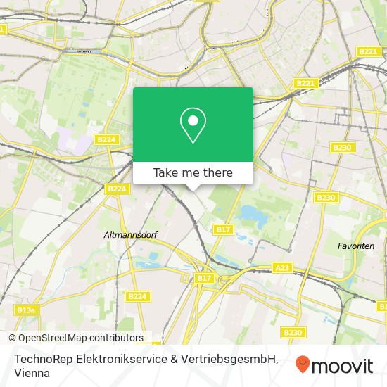 TechnoRep Elektronikservice & VertriebsgesmbH map