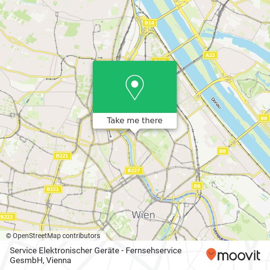 Service Elektronischer Geräte - Fernsehservice GesmbH map