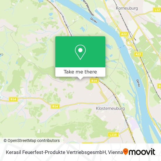 Kerasil Feuerfest-Produkte VertriebsgesmbH map