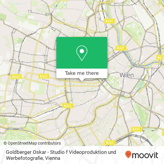 Goldberger Oskar - Studio f Videoproduktion und Werbefotografie map