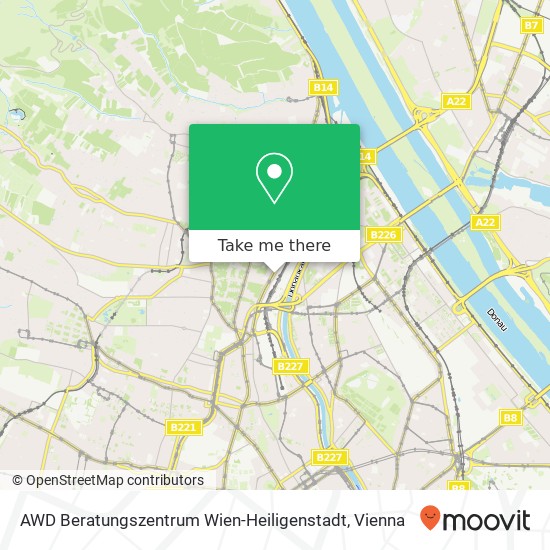 AWD Beratungszentrum Wien-Heiligenstadt map