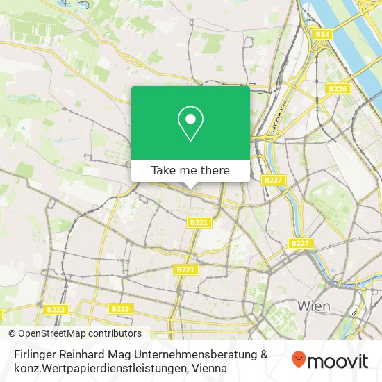 Firlinger Reinhard Mag Unternehmensberatung & konz.Wertpapierdienstleistungen map