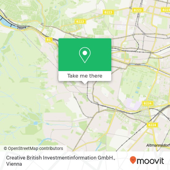 Creative British Investmentinformation GmbH. map