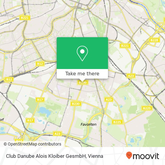 Club Danube Alois Kloiber GesmbH map