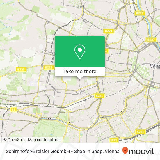 Schirnhofer-Breisler GesmbH - Shop in Shop map