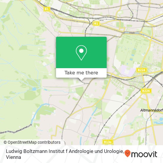 Ludwig Boltzmann Institut f Andrologie und Urologie map