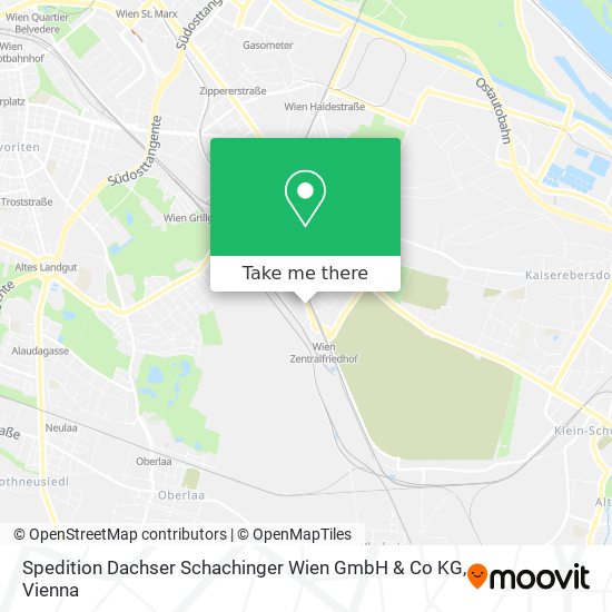 Spedition Dachser Schachinger Wien GmbH & Co KG map