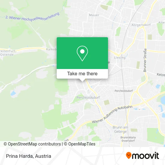 Prina Harda map