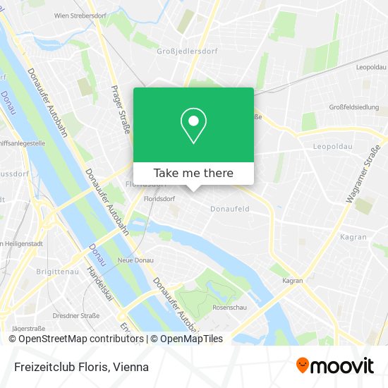 Freizeitclub Floris map