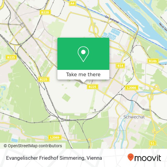 Evangelischer Friedhof Simmering map