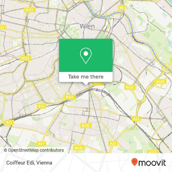 Coiffeur Edi map