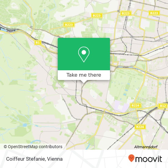 Coiffeur Stefanie map