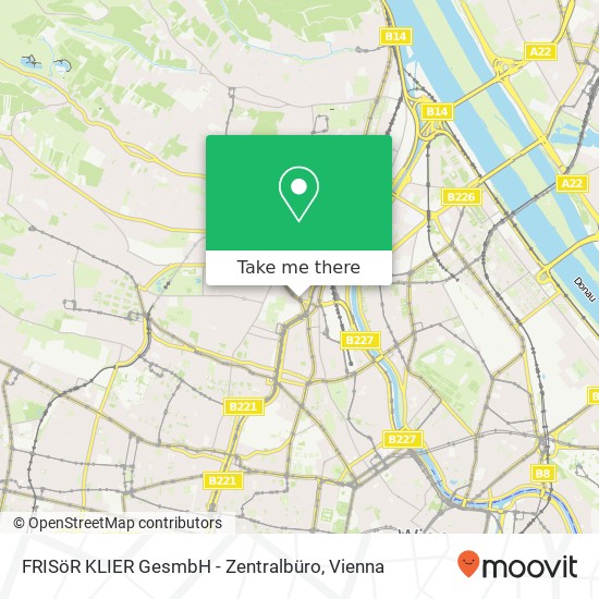 FRISöR KLIER GesmbH - Zentralbüro map