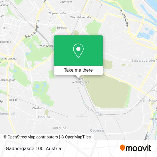 Gadnergasse 100 map