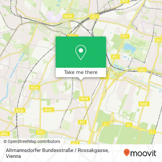 Altmannsdorfer Bundesstraße / Rossakgasse map