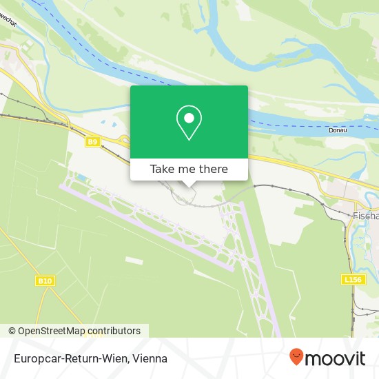 Europcar-Return-Wien map