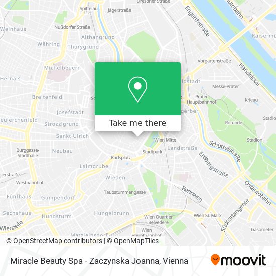 Miracle Beauty Spa - Zaczynska Joanna map