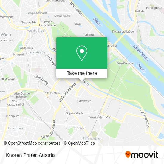 Knoten Prater map