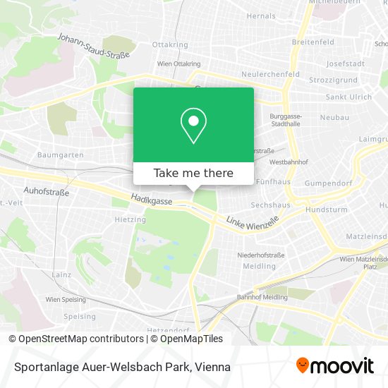 Sportanlage Auer-Welsbach Park map