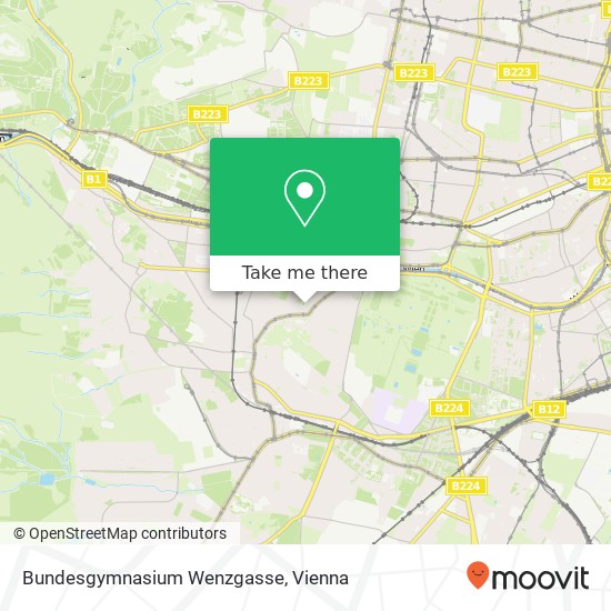 Bundesgymnasium Wenzgasse map