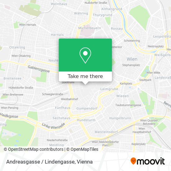 Andreasgasse / Lindengasse map