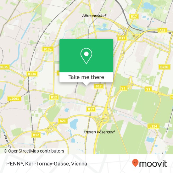 PENNY, Karl-Tornay-Gasse map