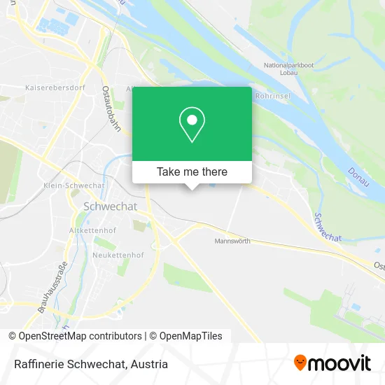 Raffinerie Schwechat map