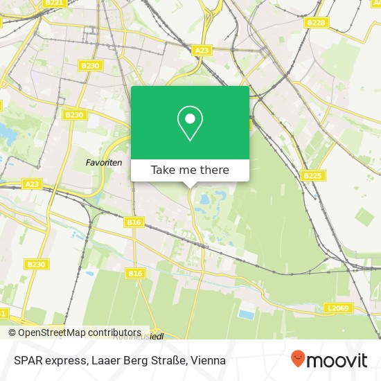 SPAR express, Laaer Berg Straße map