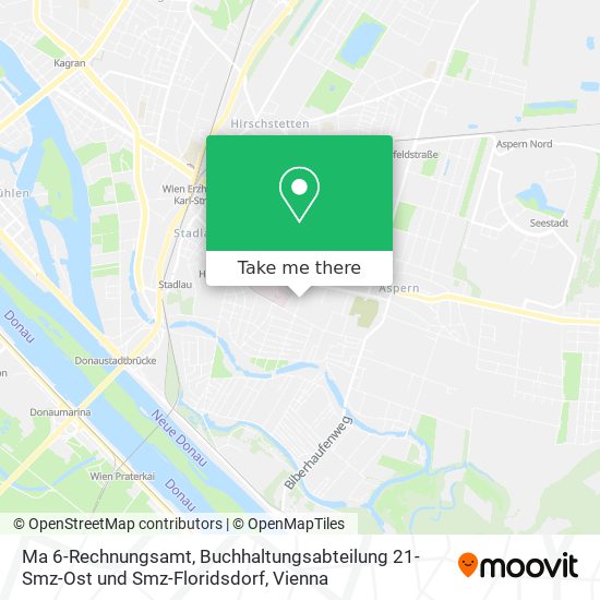 Ma 6-Rechnungsamt, Buchhaltungsabteilung 21-Smz-Ost und Smz-Floridsdorf map