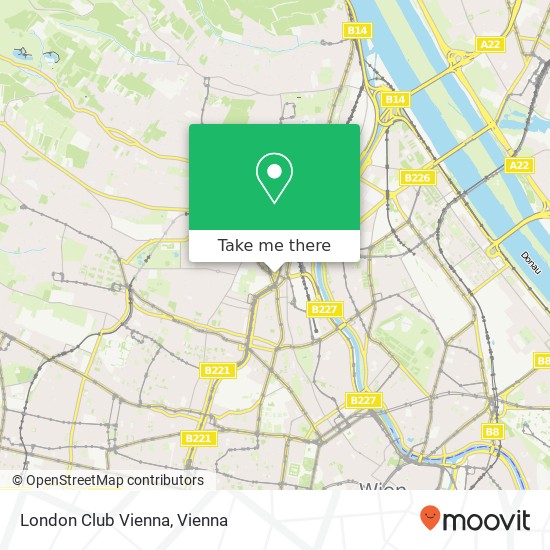 London Club Vienna map