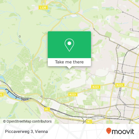 Piccaverweg 3 map