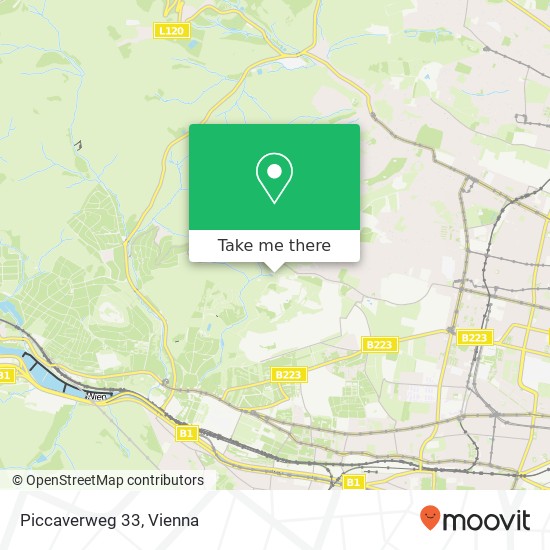Piccaverweg 33 map