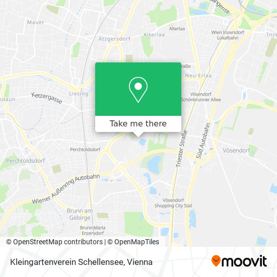 Kleingartenverein Schellensee map